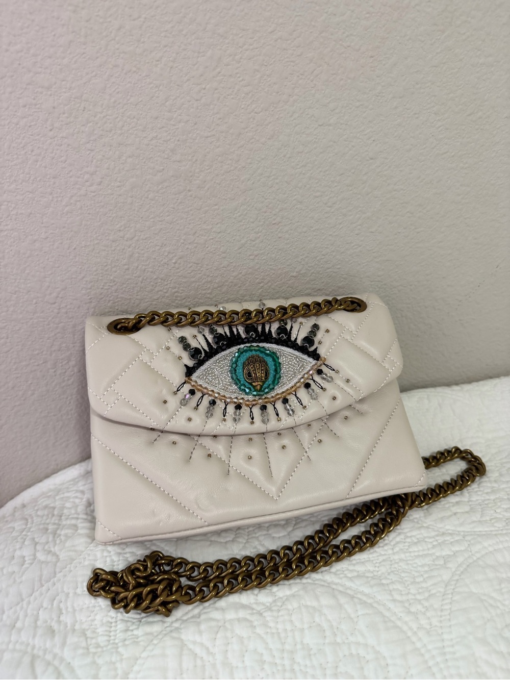 Kurt Geiger Mini Kensington Evil Eye Crossbody Bag - Picture 12 of 13
